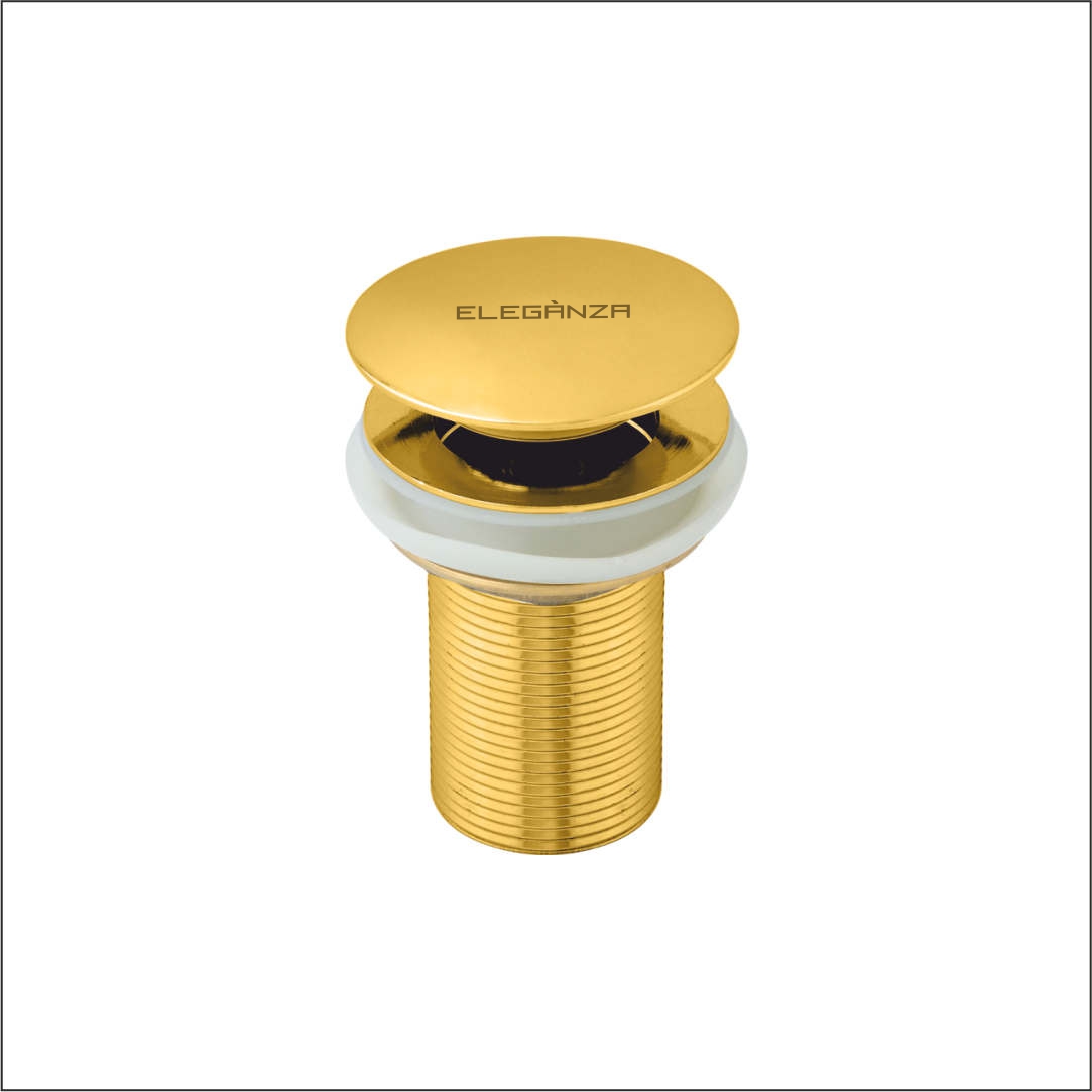 Popup Waste coupling Gold