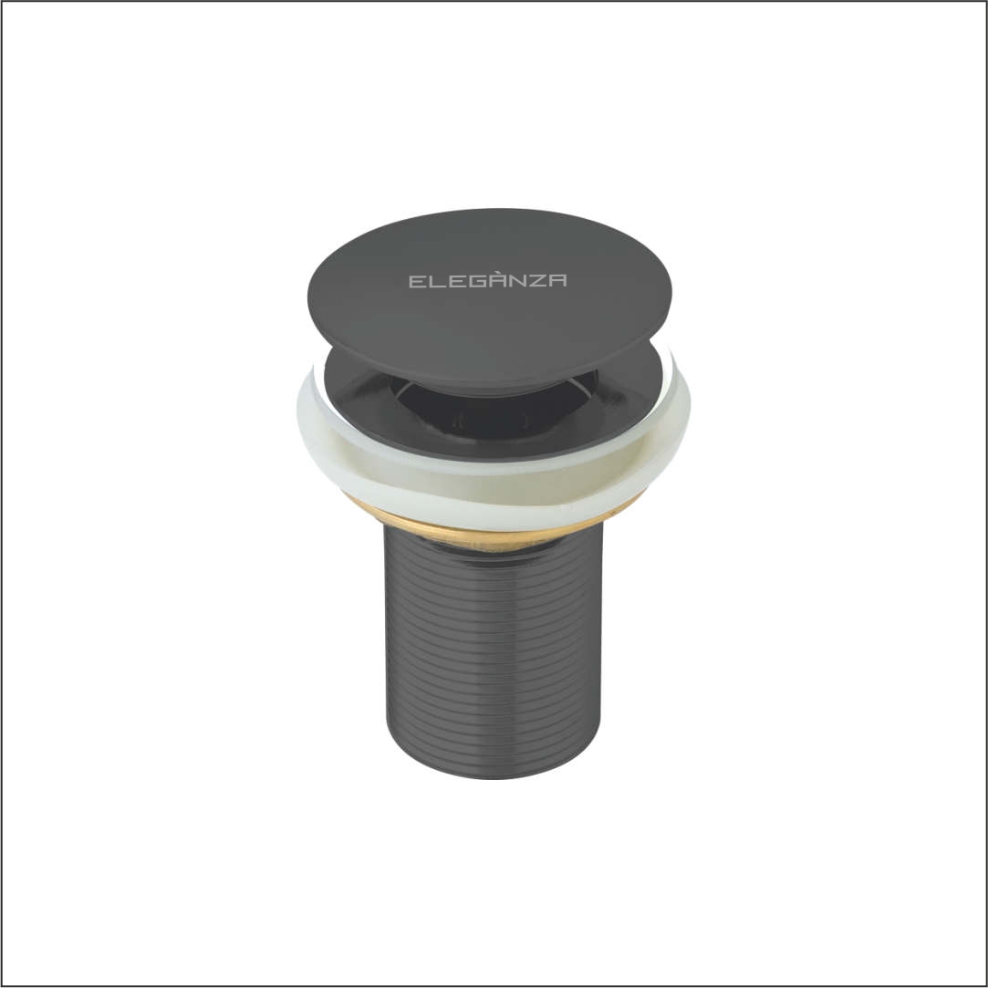 Popup Waste coupling Black
