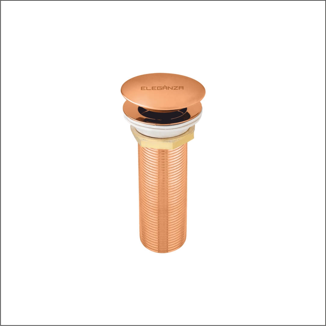 Popup Waste coupling 5" Rose Gold